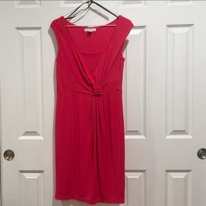 Chic Red Sleeveless Mini Dress